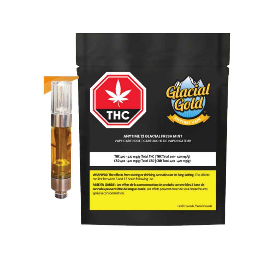 Nextleaf Glacial Gold Kush Mintz 1:1 Vape Cart