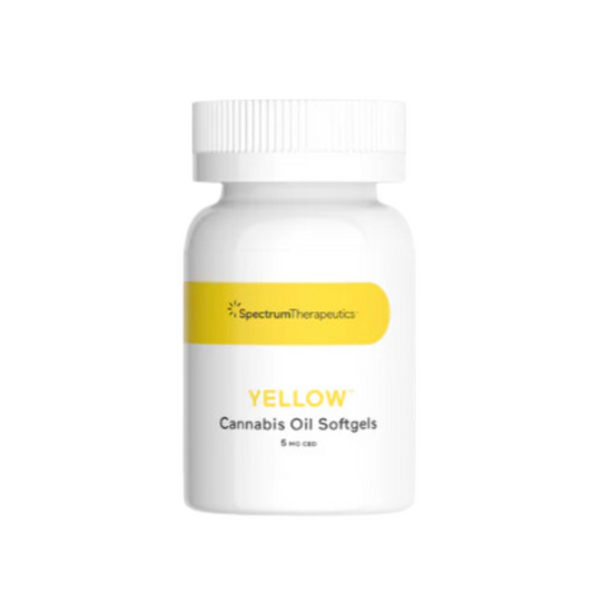 Spectrum Yellow CBD Cannabis Softgels 5mg