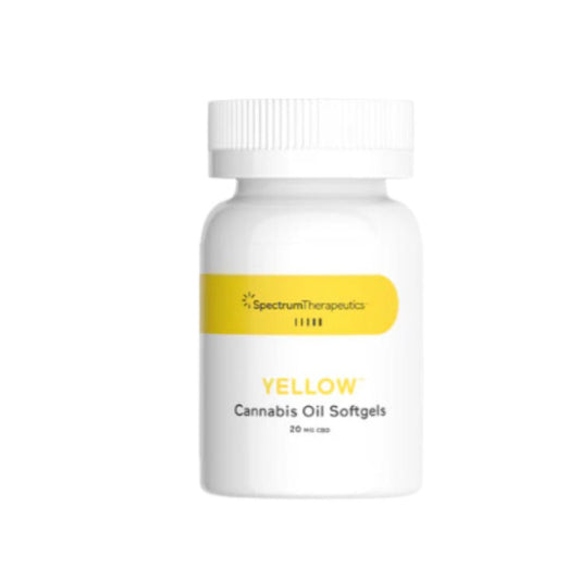 Spectrum Yellow Cannabis Softgels 20mg