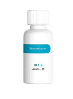 Blue Cannabis Oil – THC 10 mg/mL+ CBD 12–15 mg/mL Oil – Hybrid